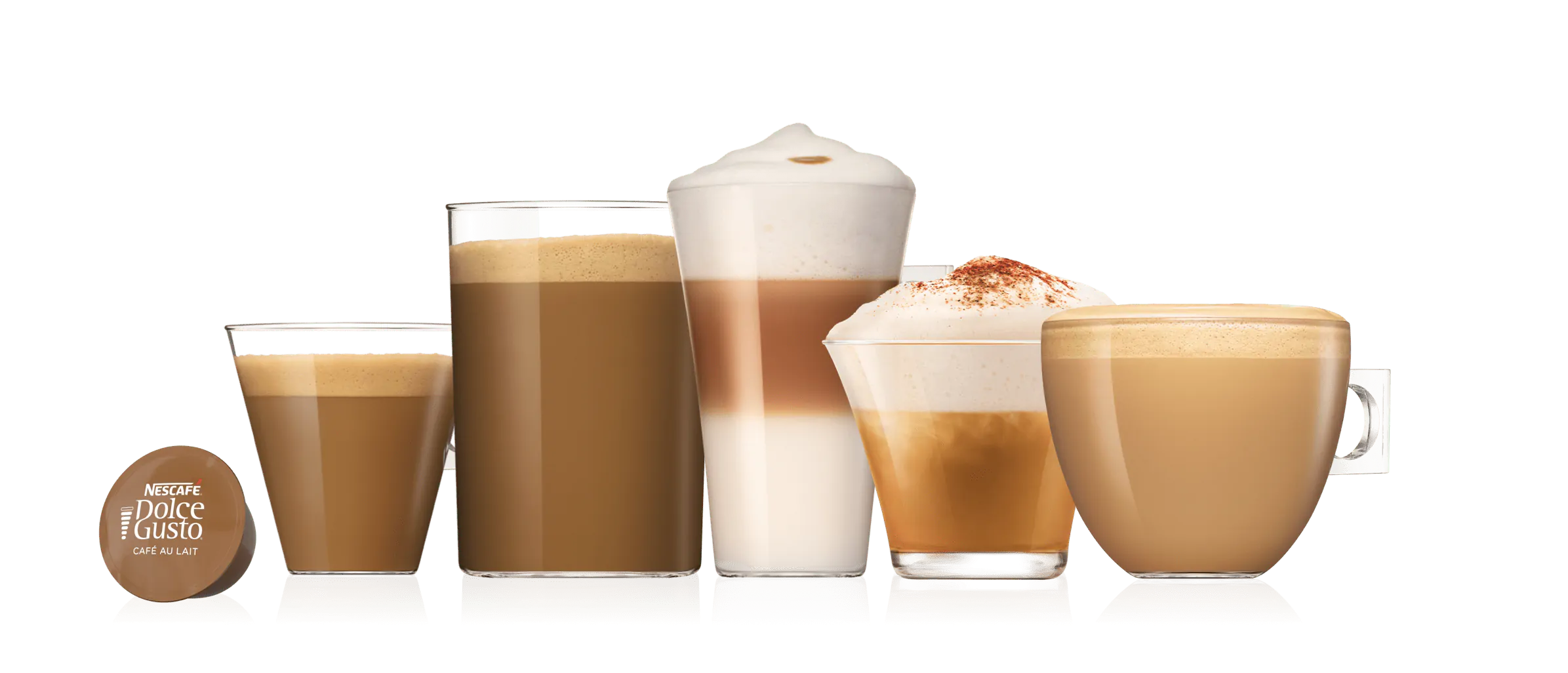 Cápsulas de Cappuccino Latte y más | Nescafé® Dolce Gusto® header image