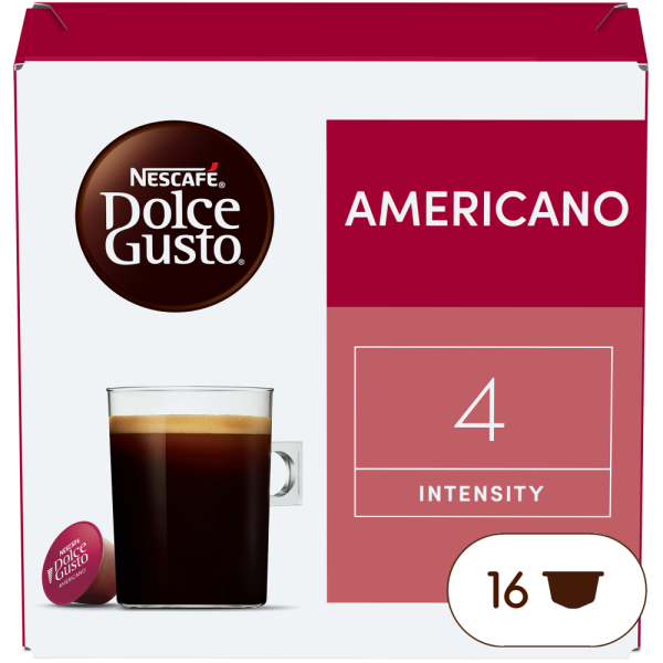 Caja de 16  cápsulas Americano de NESCAFÉ Dolce Gusto