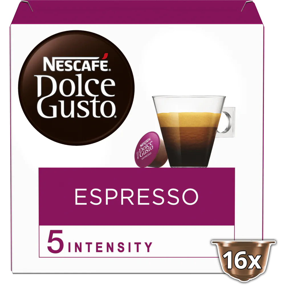 Café Expreso Extra Espuma 16 Tazas | NESCAFÉ® Dolce Gusto®