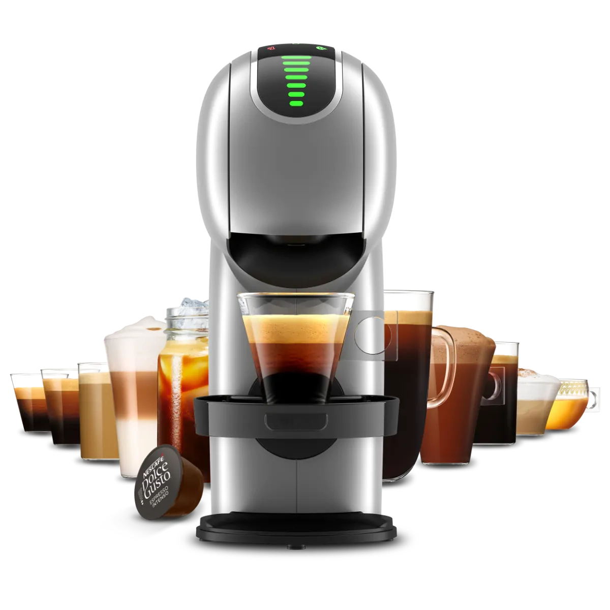 Cómo preparar un Café con Leche con la cafetera automática Genio